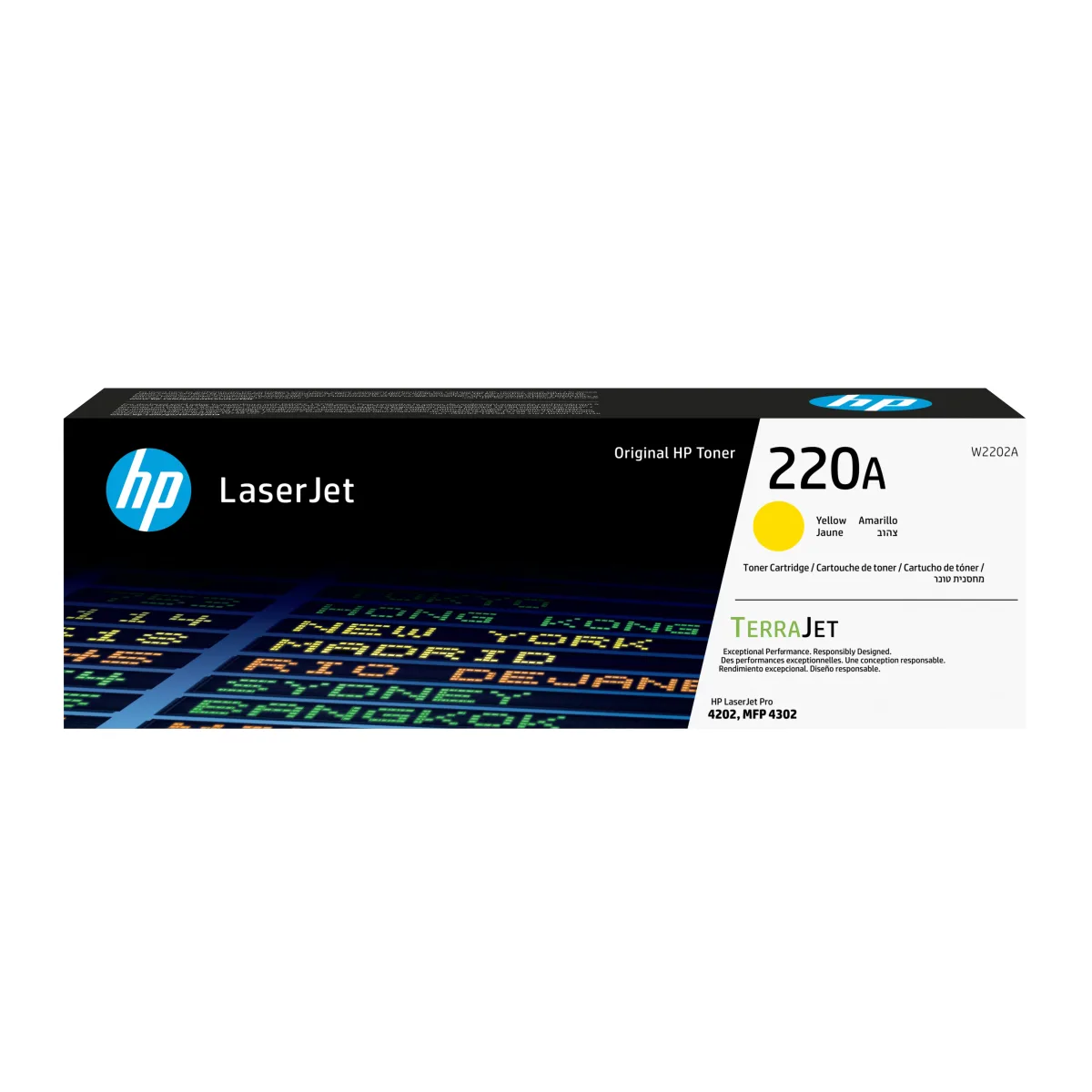 HP 220A YELLOW ORIGINAL LASERJET TONER CARTRID