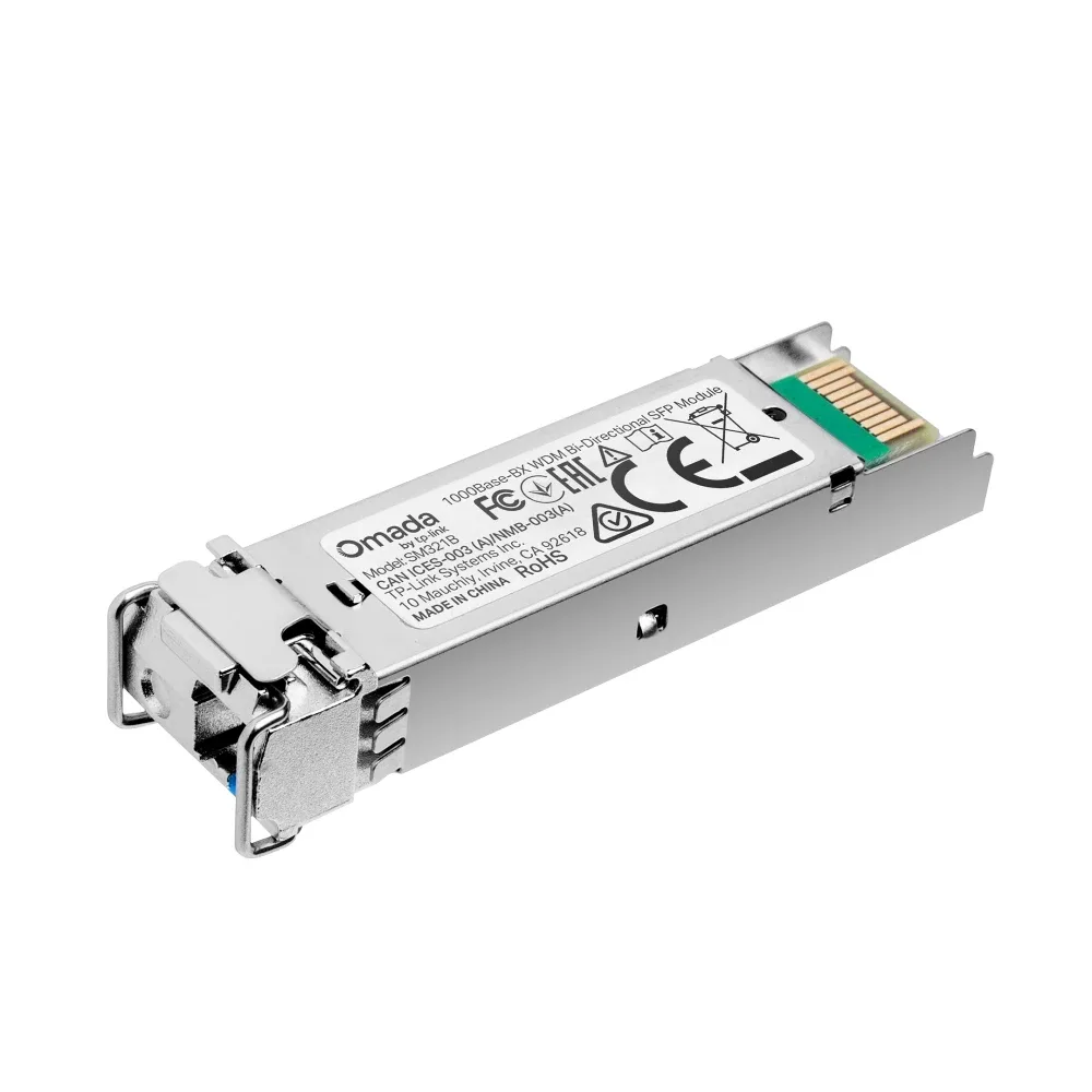 TP-Link TL-SM321B V3.2 - SFP (mini-GBIC) transceiver module - 1GbE - 1000Base-BX - LC/UPC single-mode - up to 20 km - 1310 (TX) / 1550 (RX) nm