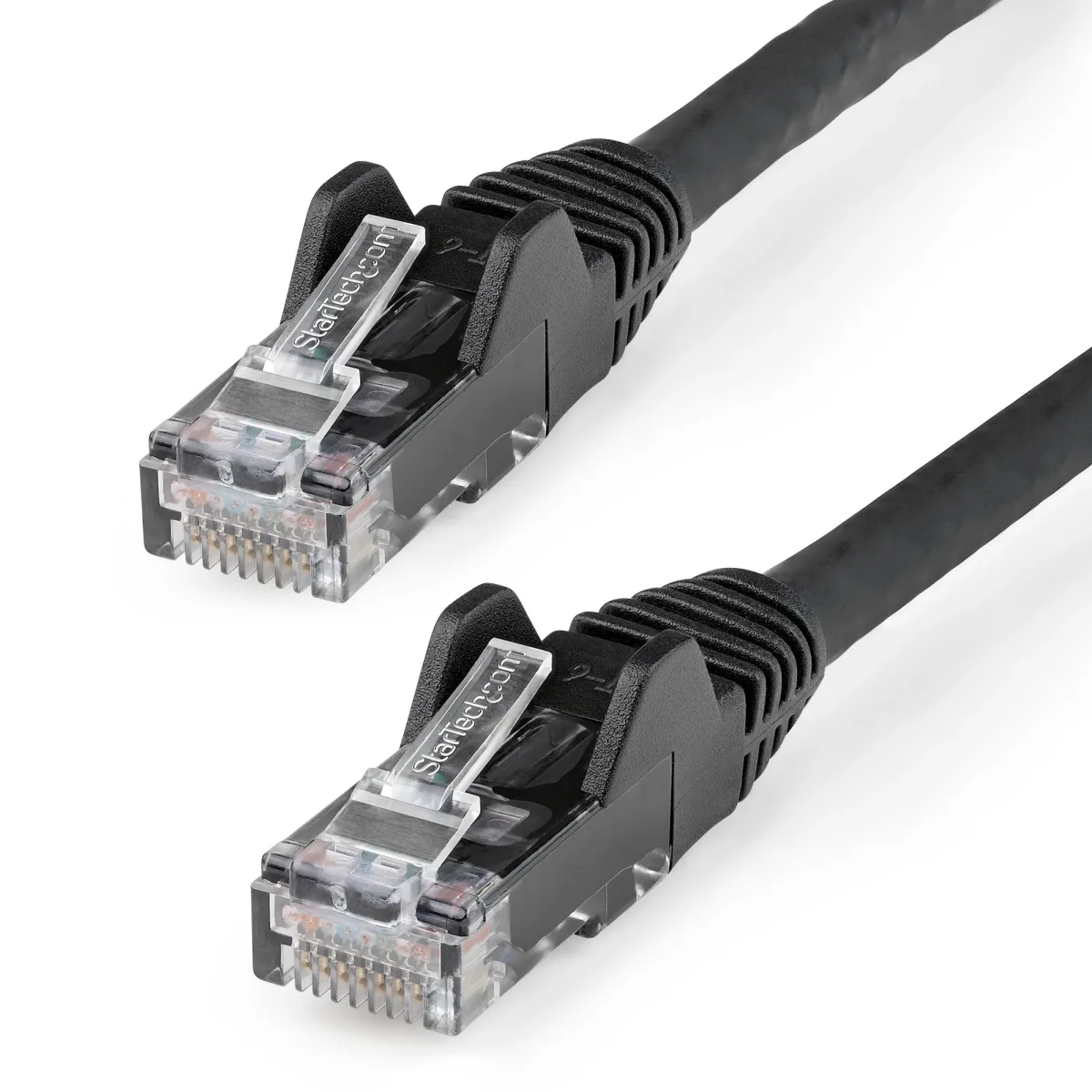 Startech 10m CAT6 Ethernet Cable, 10 Gigabit Snagless RJ45 650MHz 100W PoE Patch Cord, CAT 6 10GbE UTP Network Cable w/Strain Relief, Black, Wiring is UL Certified/TIA - Category 6 - 24AWG (N6PATC10MBK)