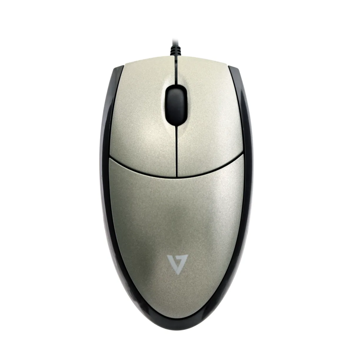V7 MOUSE OPTICAL BLK/SIL RETAIL USB 3 BUTTON WHEEL 1000DPI IN
