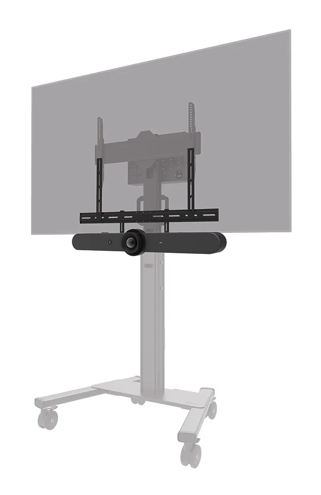 Neomounts AV30-500BL - Mounting kit (mount bracket) - for video bar - universal - black - screen size: 43"-110" - VESA-mountable
