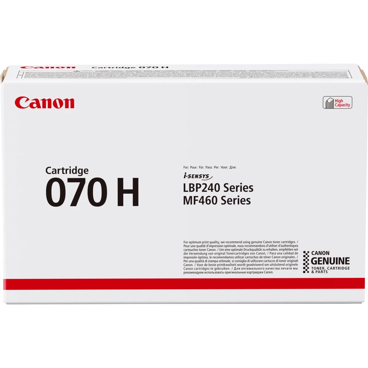 Canon 070H - High capacity - black - original - toner cartridge