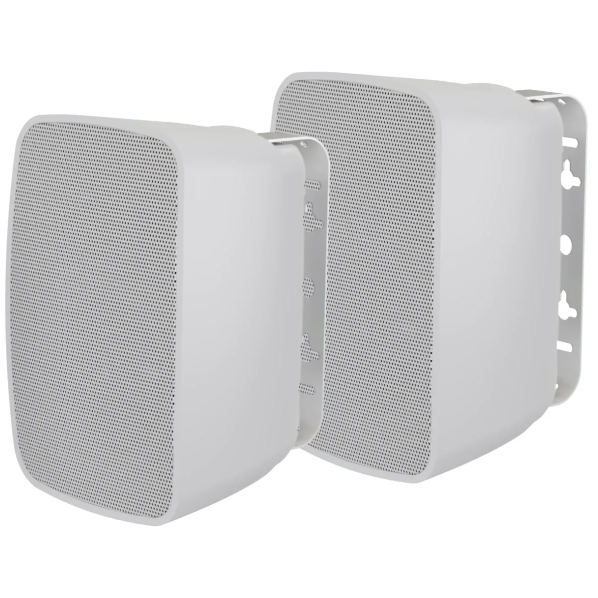 Pair wall speakers - 50 watt power handling - C brackets included - white