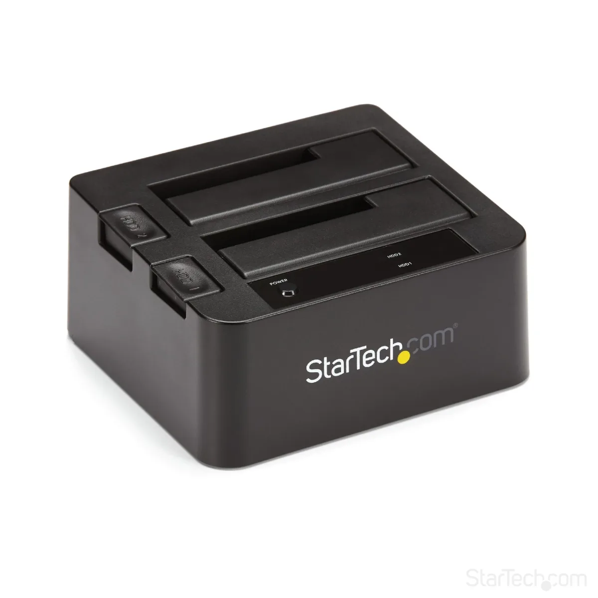 Startech Dual-Bay USB 3.1 to SATA Hard Drive Docking Station, USB 3.1 (10 Gbps) Hard Drive Dock, External 2.53.5 SATA IIIIII, SSDHDD Docking Station, Hot-Swap Hard Drive Bay - Top-Loading - Storage controller - 2.5", 3.5" - USB 3.1 (Gen 2) - black