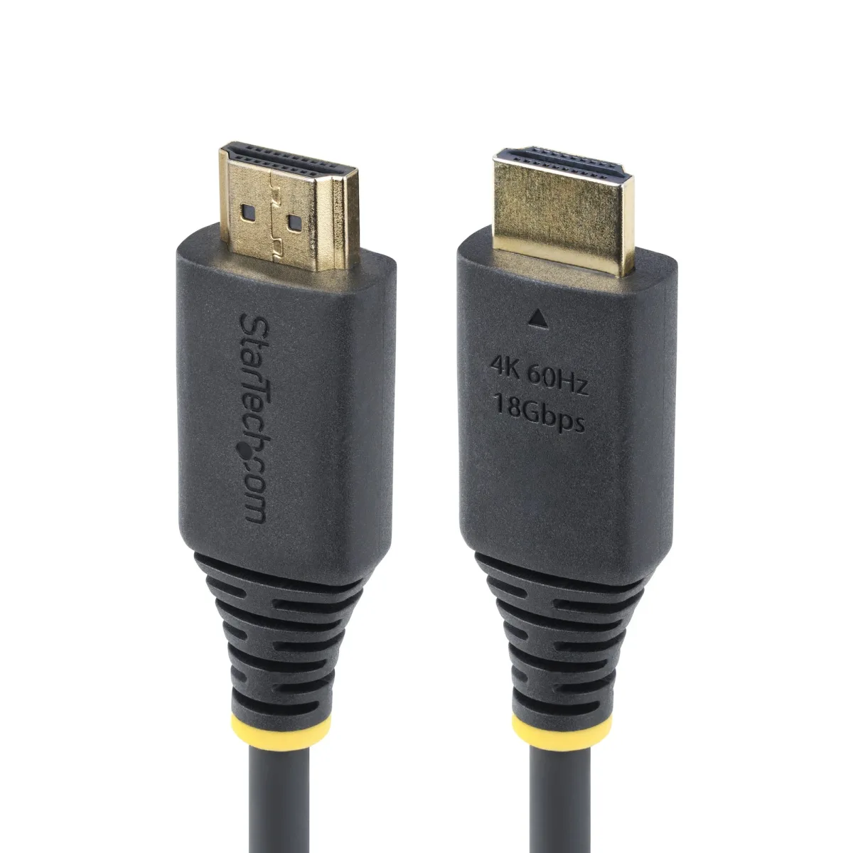 Startech 30cm (1ft) High Speed HDMI Cable, 4K60Hz - Premium High Speed - HDMI cable with Ethernet - HDMI male to HDMI male - 30 cm - shielded - black - halogen-free, passive, 4K60Hz support, 1080p support 240Hz, 2K144Hz support