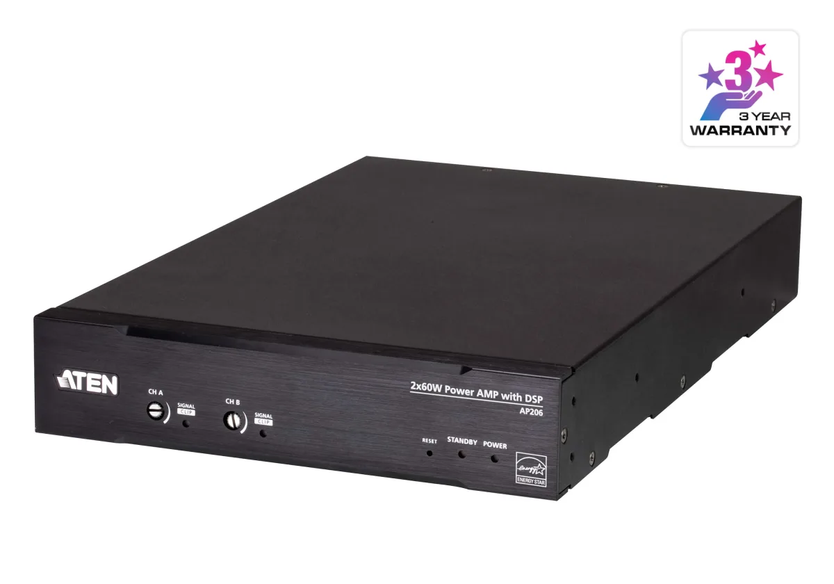 ATEN AP206 - Power amplifier - 2 x 60 Watt