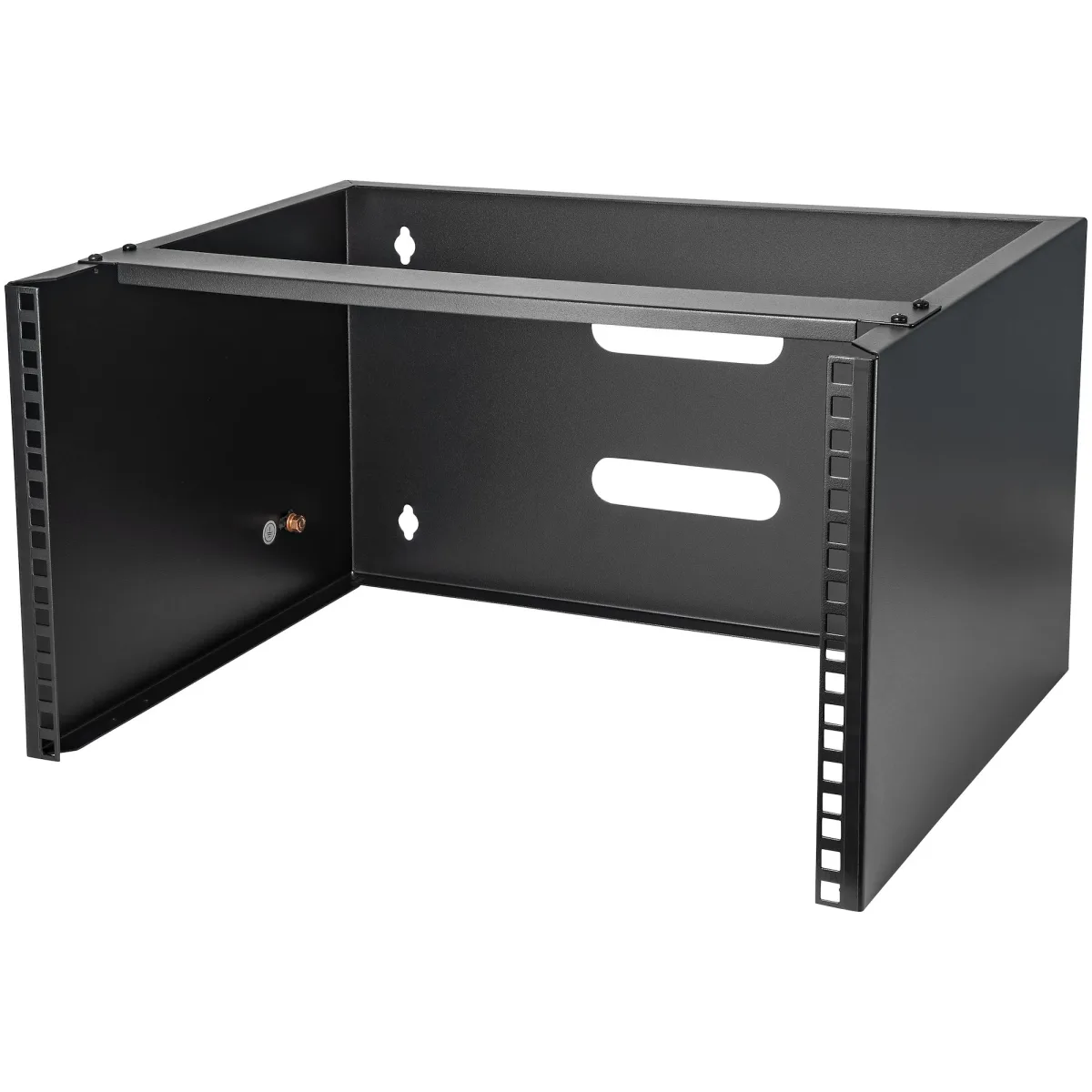 Startech Wall Mount Patch Panel Bracket - 6U - 14in Deep (WALLMOUNT6) - Cabinet - wall mountable - black - 6U - 19