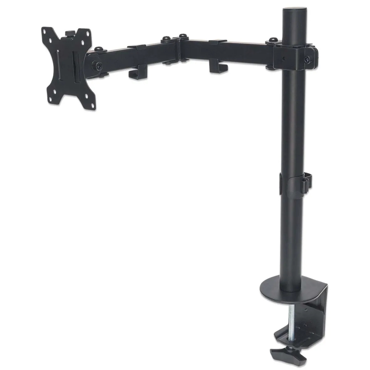 Manhattan 461542 TV/Monitor Desk Mount Full- Motion 27" Clamp 100X100MM