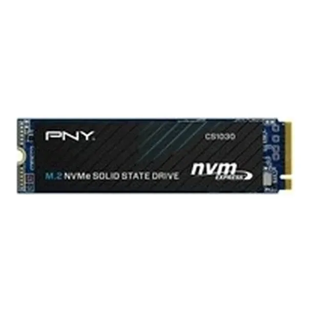 PNY (M280CS1030-500-RB) CS1030 M.2 NVMe 500GB SSD, PCIe Gen3 x4, Sequential Read of up to 2,000 MB/s and Write of up to 1,100 MB/s