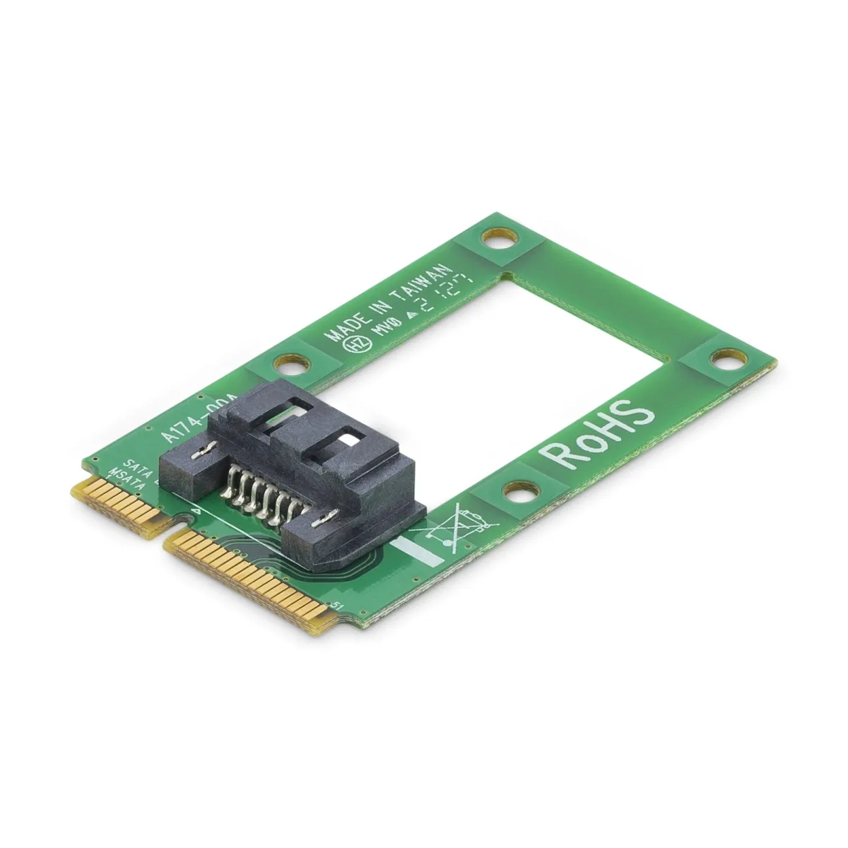 Startech mSATA to SATA HDD / SSD Adapter - Mini SATA to SATA Converter Card - mSATA to SATA 2.5/3.5 Hard Drive Adapter Converter Card (MSAT2SAT3)