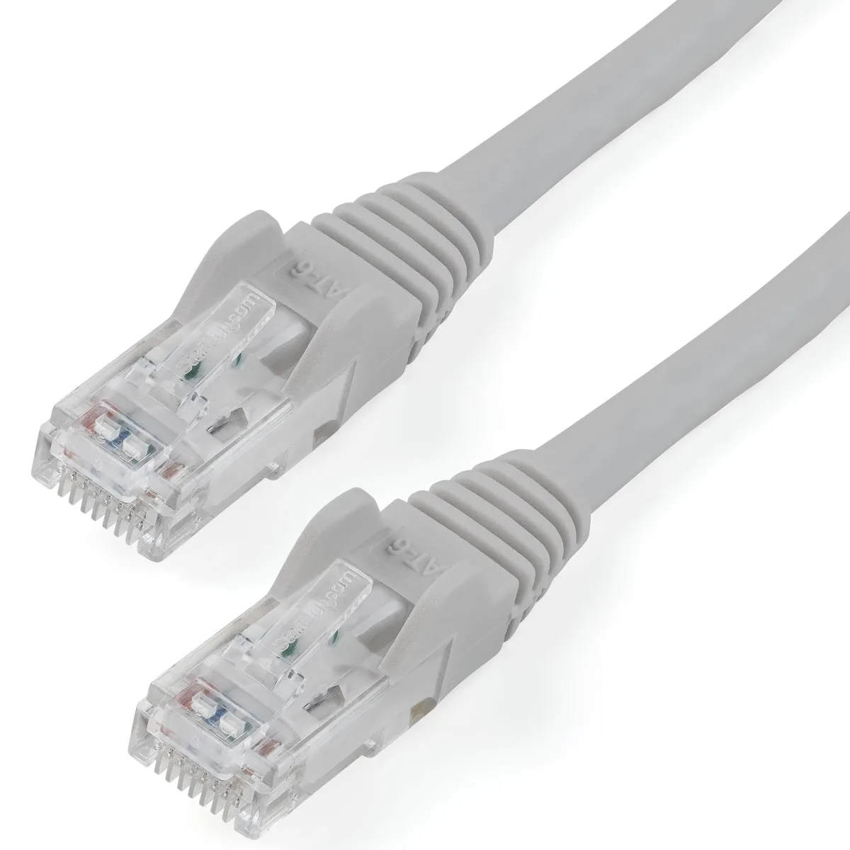 Startech 1.5m CAT6 Ethernet Cable, 10 Gigabit Snagless RJ45 650MHz 100W PoE Patch Cord, CAT 6 10GbE UTP Network Cable w/Strain Relief, Grey, Wiring is UL Certified/TIA - Category 6 - 24AWG (N6PATC150CMGR) - Patch cable - RJ-45 (M) to RJ-45 (M) - 1.5 m - UTP - CAT 6 - snagless - grey