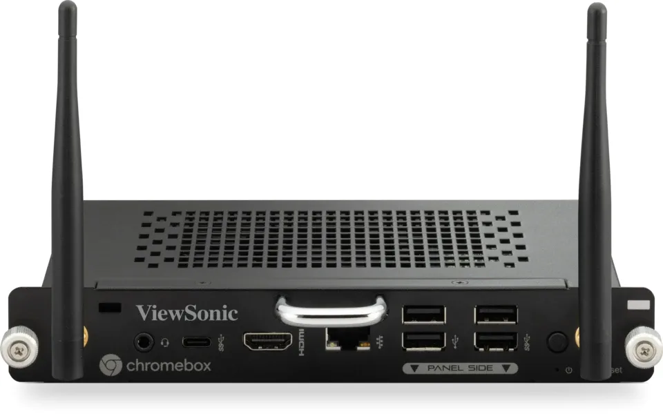 ViewSonic Chromebox VPC13-C33-G1 Slot-in PC - Slot-in digital signage player - 8 GB RAM - Intel Core i3 - SSD - 256 GB - Chrome OS