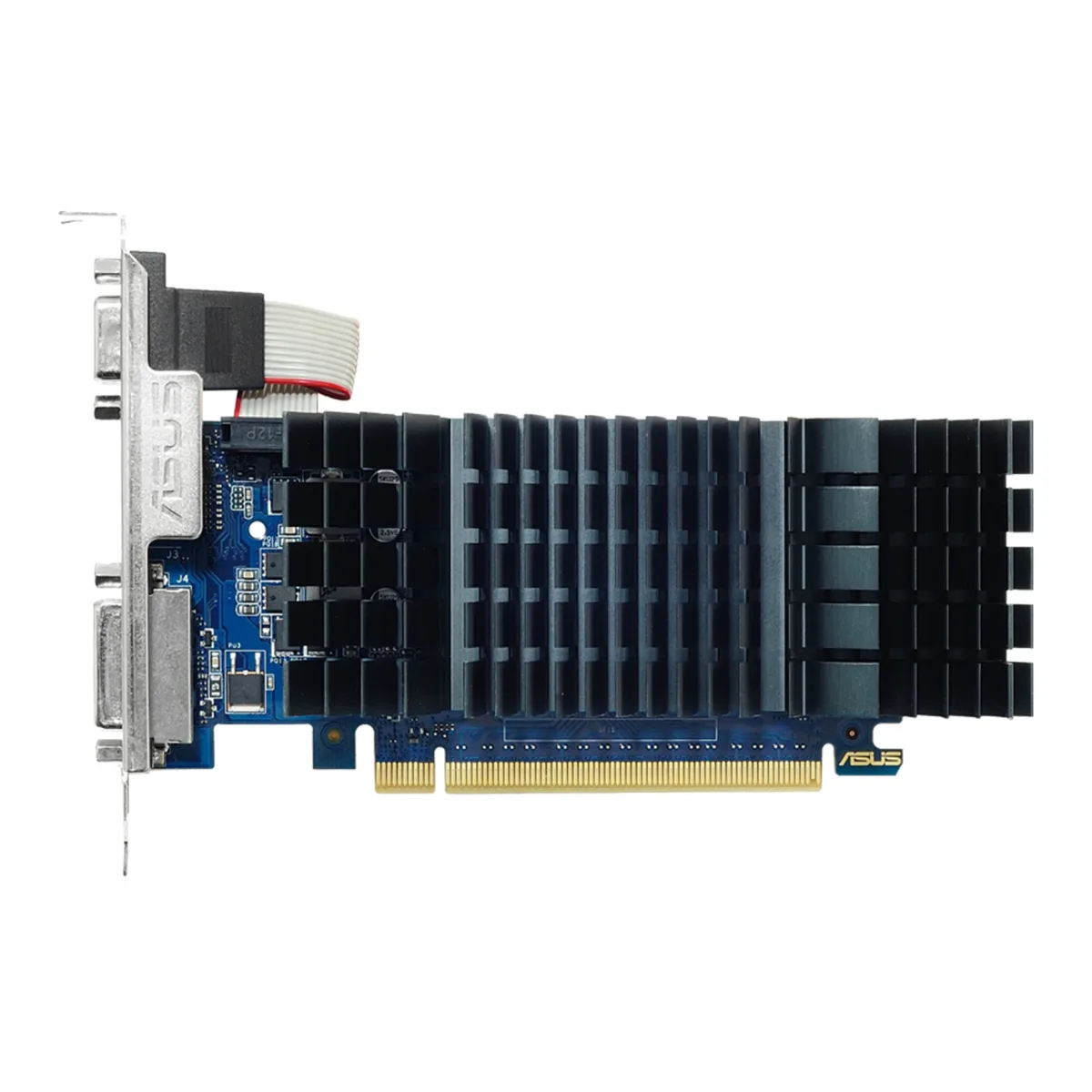 ASUS GT730-SL-2GD5-BRK - Graphics card - GF GT 730 - 2 GB GDDR5 - PCIe 2.0 low profile - DVI, D-Sub, HDMI - fanless