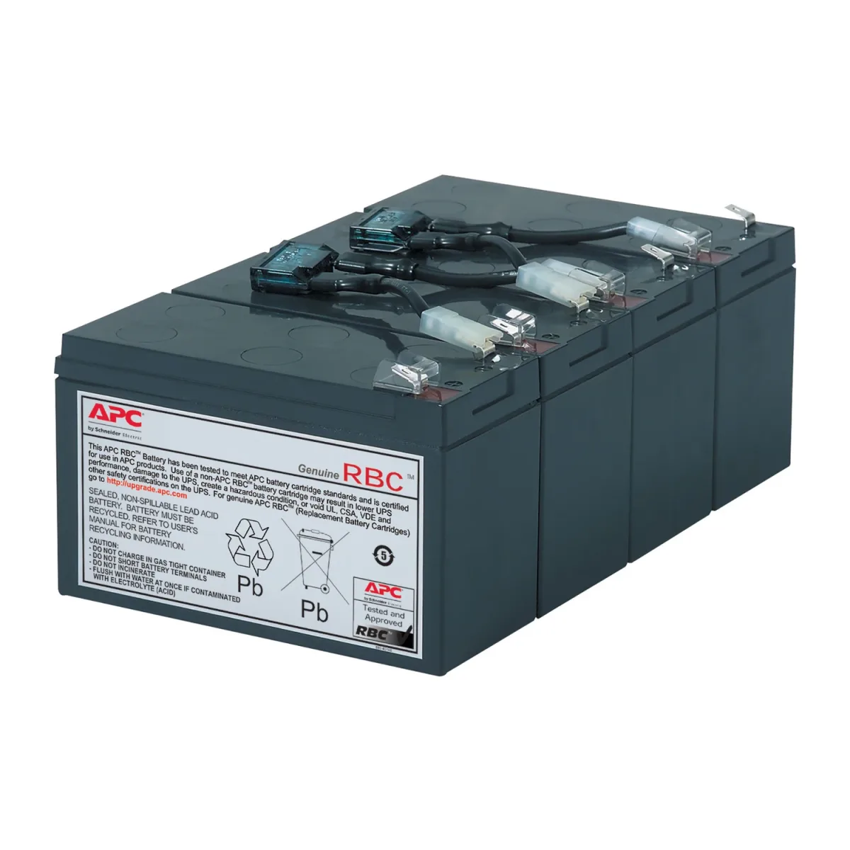 APC Replacement Battery Cartridge #8 - UPS battery - Lead Acid - black