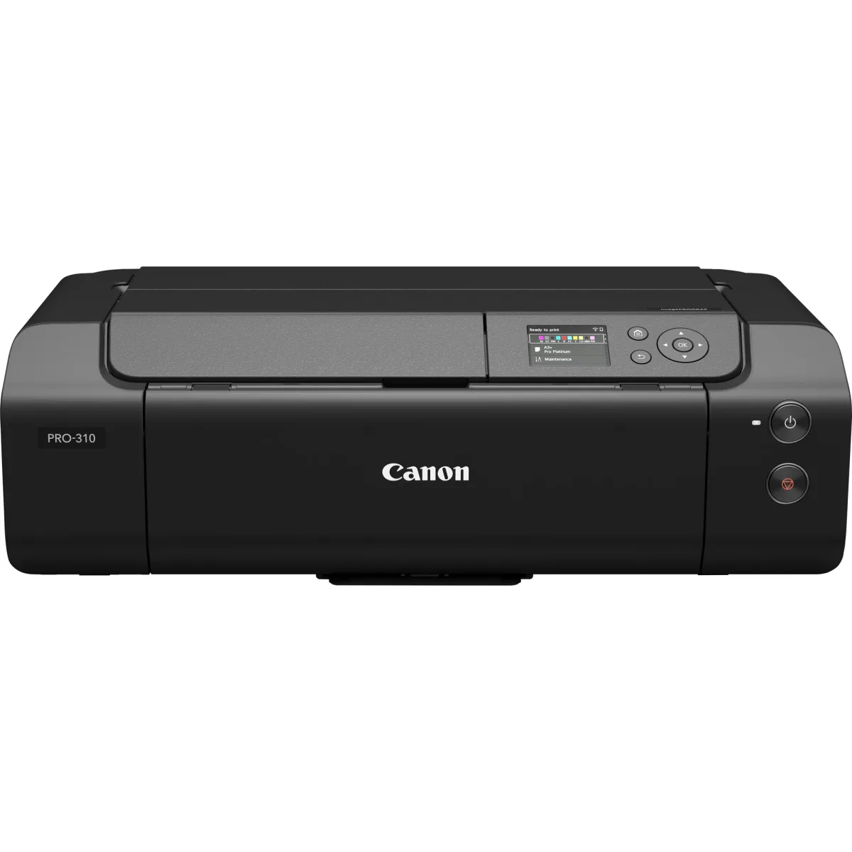 Canon imagePROGRAF PRO-310 A3+ Professional printer. 10 Colours - MBK/PBK/C/M/Y/PC/PM/GY/R/CO. 4800x2400dpi. Borderless Printing. Specialty paper: Up to 380 gsm (manual feed). USB, WIFI. Windows, MacOS, Android iOS.