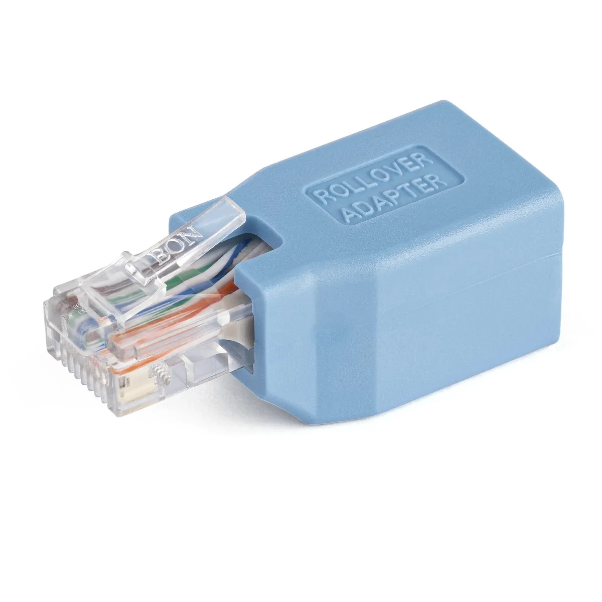 Startech Cisco Console Rollover Adapter for RJ45 Ethernet Cable - Network adapter cable - RJ-45 (M) to RJ-45 (F) - blue - ROLLOVER - Network adapter cable - RJ-45 (M) to RJ-45 (F) - blue