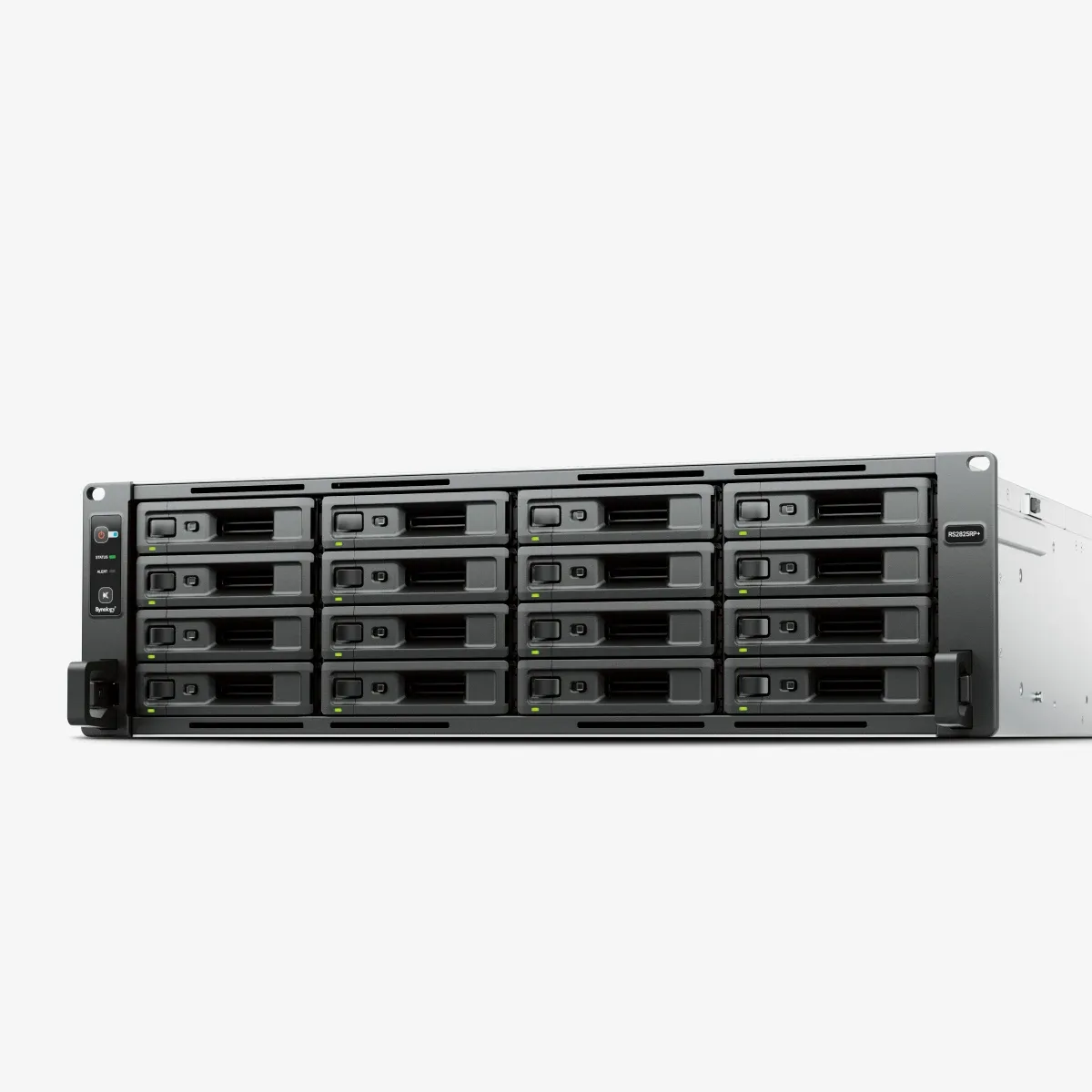Synology RackStation RS2825RP+ - NAS server - 16 bays - rack-mountable - SATA 6Gb/s - RAID JBOD, 0, 1, 5, 6, 10 - RAM 8 GB - Gigabit Ethernet / 10 Gigabit Ethernet - iSCSI support - 3U