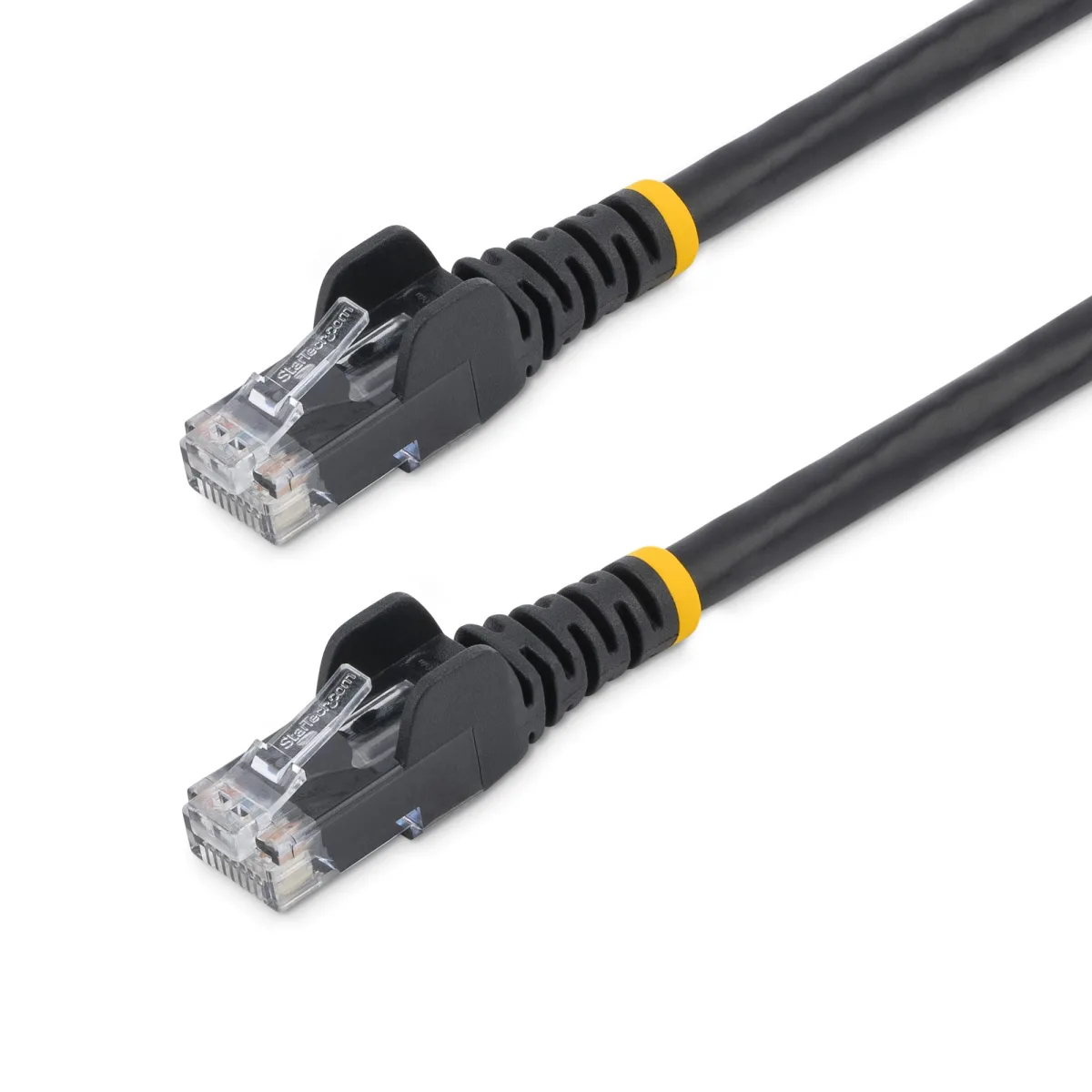 Startech 5m CAT6 Ethernet Cable, 10 Gigabit Snagless RJ45 650MHz 100W PoE Patch Cord, CAT 6 10GbE UTP Network Cable w/Strain Relief, Black, Wiring is UL Certified/TIA - Category 6 - 24AWG (N6PATC5MBK) - Patch cable - RJ-45 (M) to RJ-45 (M) - 5 m - UTP - CAT 6 - molded, snagless - black