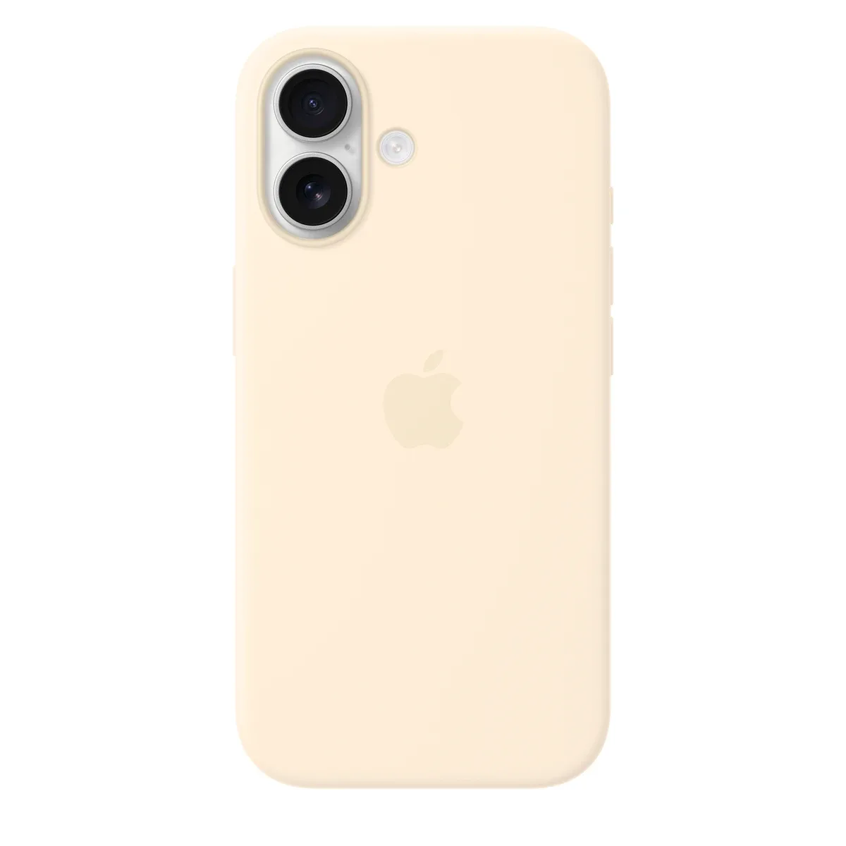 Apple - Protective cover for mobile phone - MagSafe compatibility - silicone - vanilla - for iPhone 17