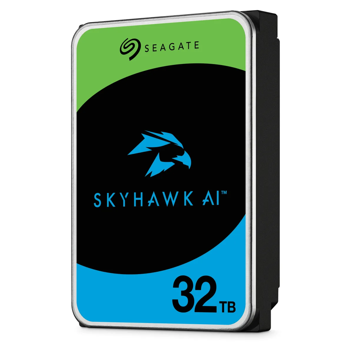 Seagate SkyHawk AI - Hard drive - 32 TB - internal - 3.5" - SATA 6Gb/s - buffer: 512 MB - with 3 years Seagate Rescue Data Recovery