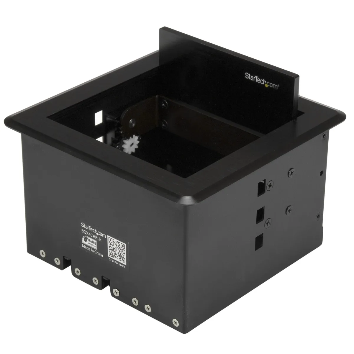 Startech Conference Table Cable Management Box - Table Top - Conference Room AV - Conference Table Connectivity Box (BOX4CABLE)