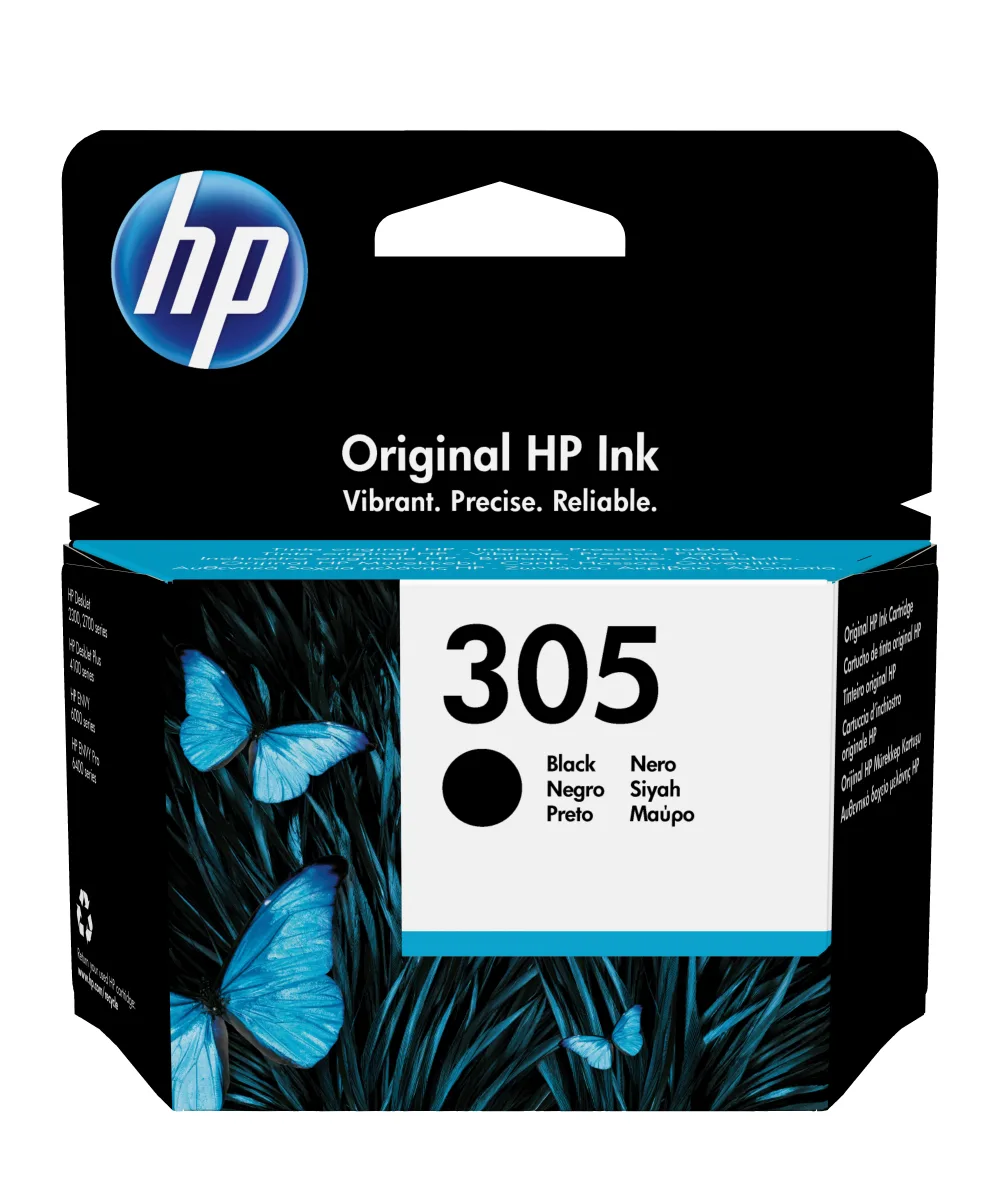 HP 305 BLACK ORIGINAL INK CARTRIDGE