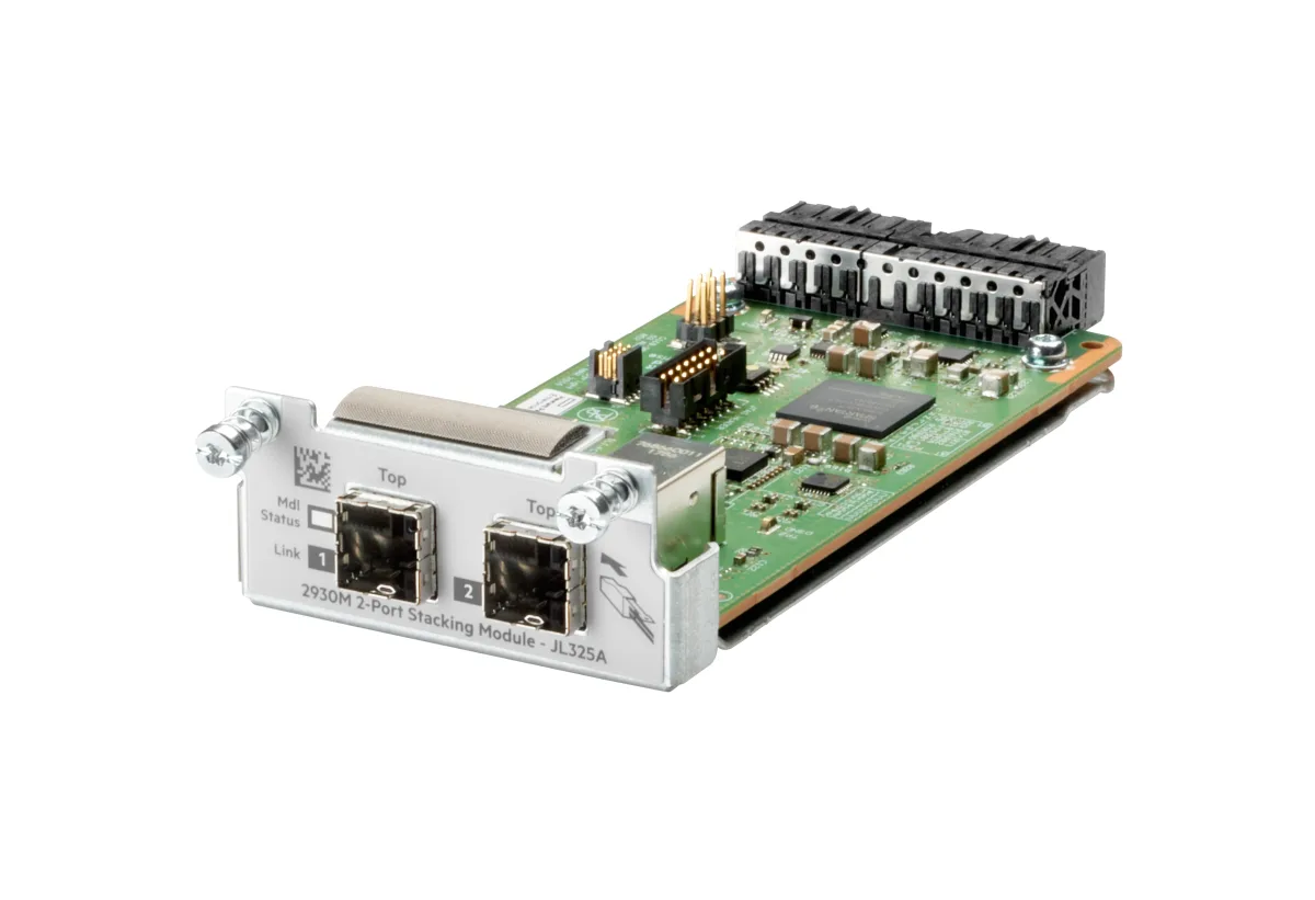 HPE Aruba - Network stacking module 2 - for HPE Aruba 2930M 24 Smart Rate POE+ 1-Slot