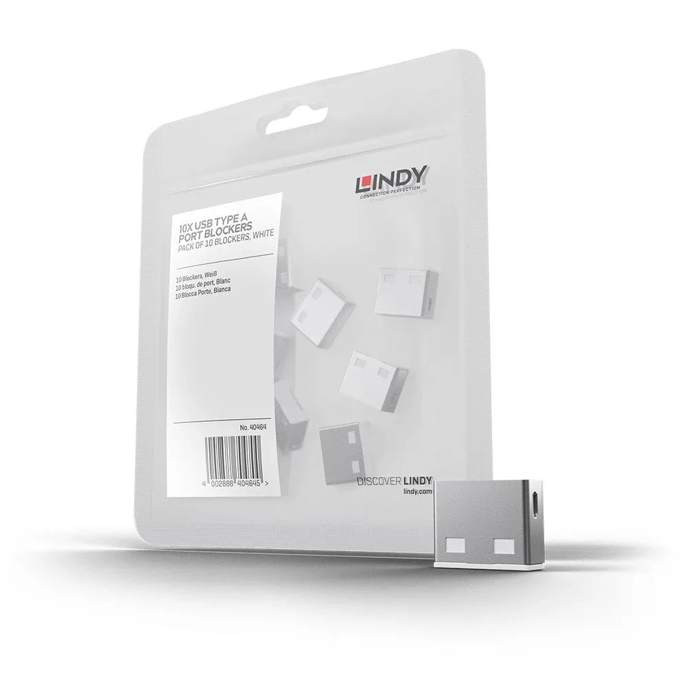 Lindy 40464 USB Port Locks White Expansion Kit for No. 40454