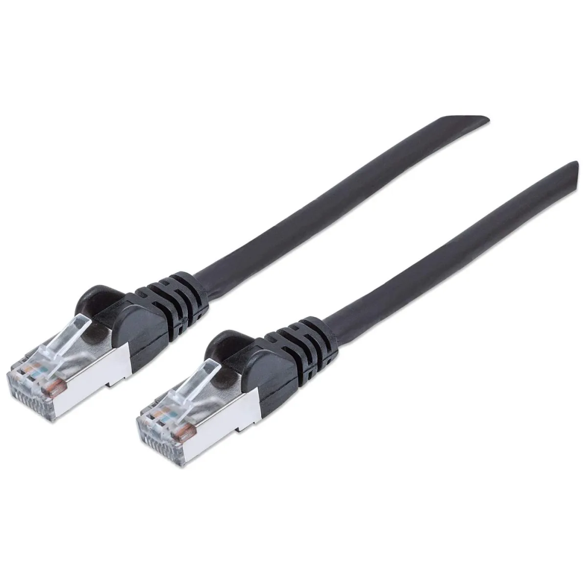 Intellinet 735391 Network Cable CAT6 Copper 2M- Black S/Ftp Snagless/Booted