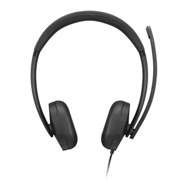 Lenovo 5000 - Headset - on-ear - wired - USB-C - black - Certified for Microsoft Teams