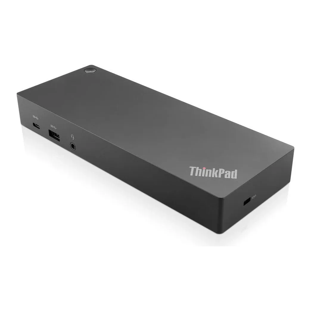 Lenovo ThinkPad Hybrid USB-C with USB-A Dock - Docking station - USB-C - 2 x HDMI, 2 x DP - 1GbE - 135 watt - United Kingdom