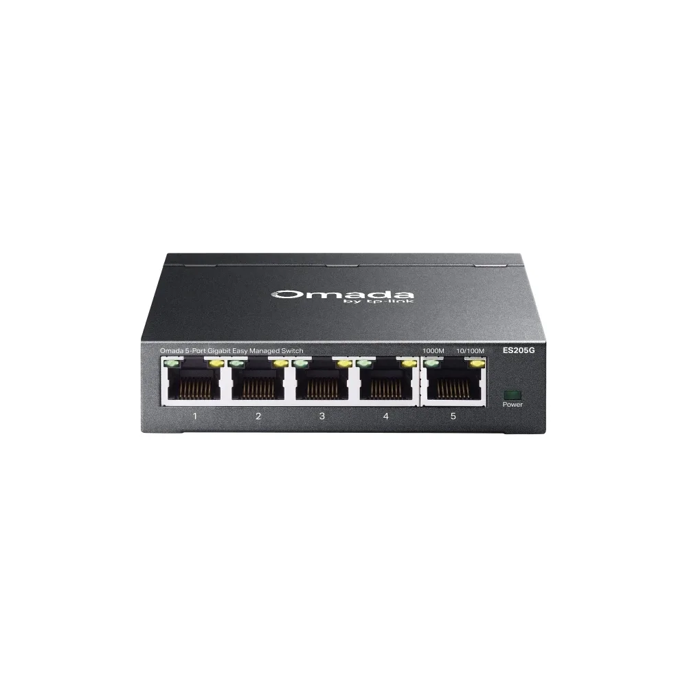 TP-Link Omada ES205G V1 - Switch - Managed - 5 x 10/100/1000Base-T - desktop, wall-mountable