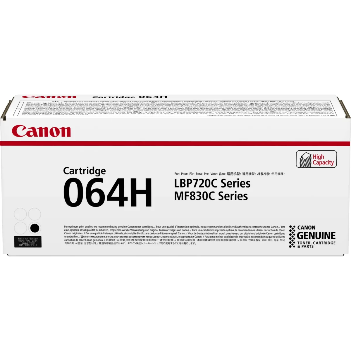 Canon 064H - Black - original - toner cartridge - for i-SENSYS LBP722Cdw, MF832Cdw