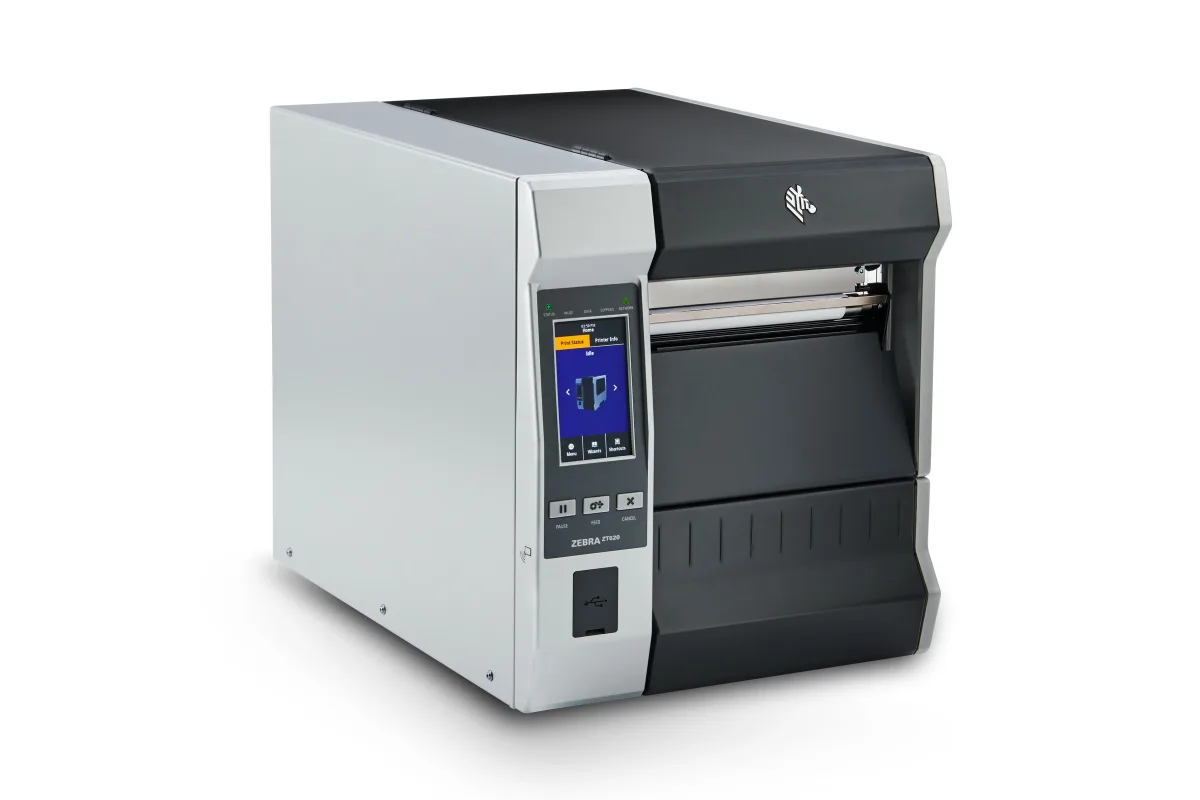 Zebra ZT62062-T0E01C0Z TT Print ZT620 6" 203DPI Euu USB GbE BT USB Rfid Uhf