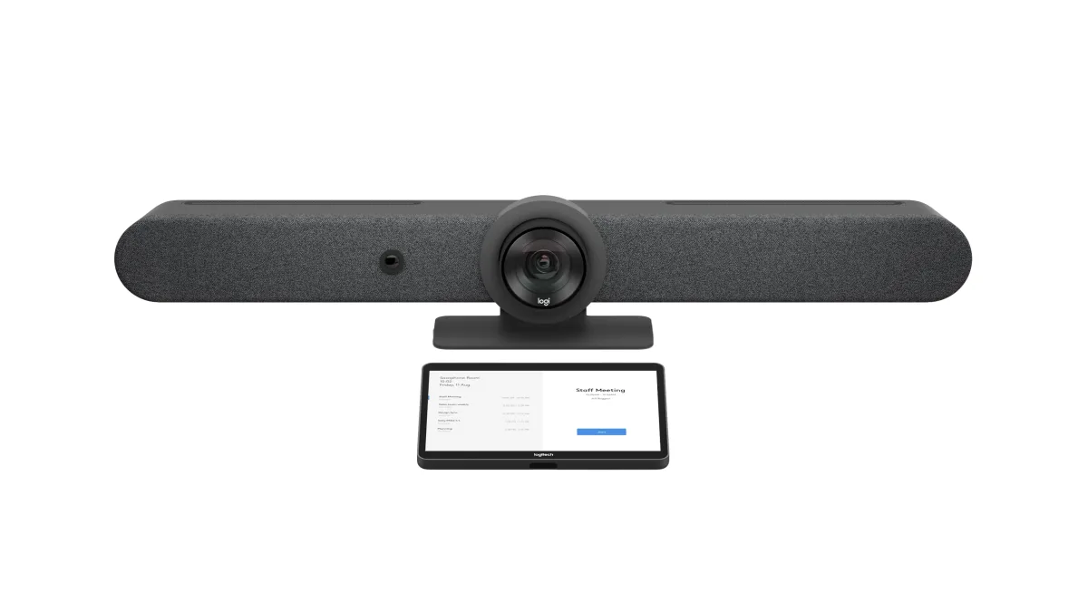 Logitech - Video conferencing kit (Logitech Tap IP, Logitech Rally Bar) - Zoom Certified, Certified for Microsoft Teams, RingCentral Certified - graphite - power adapter included