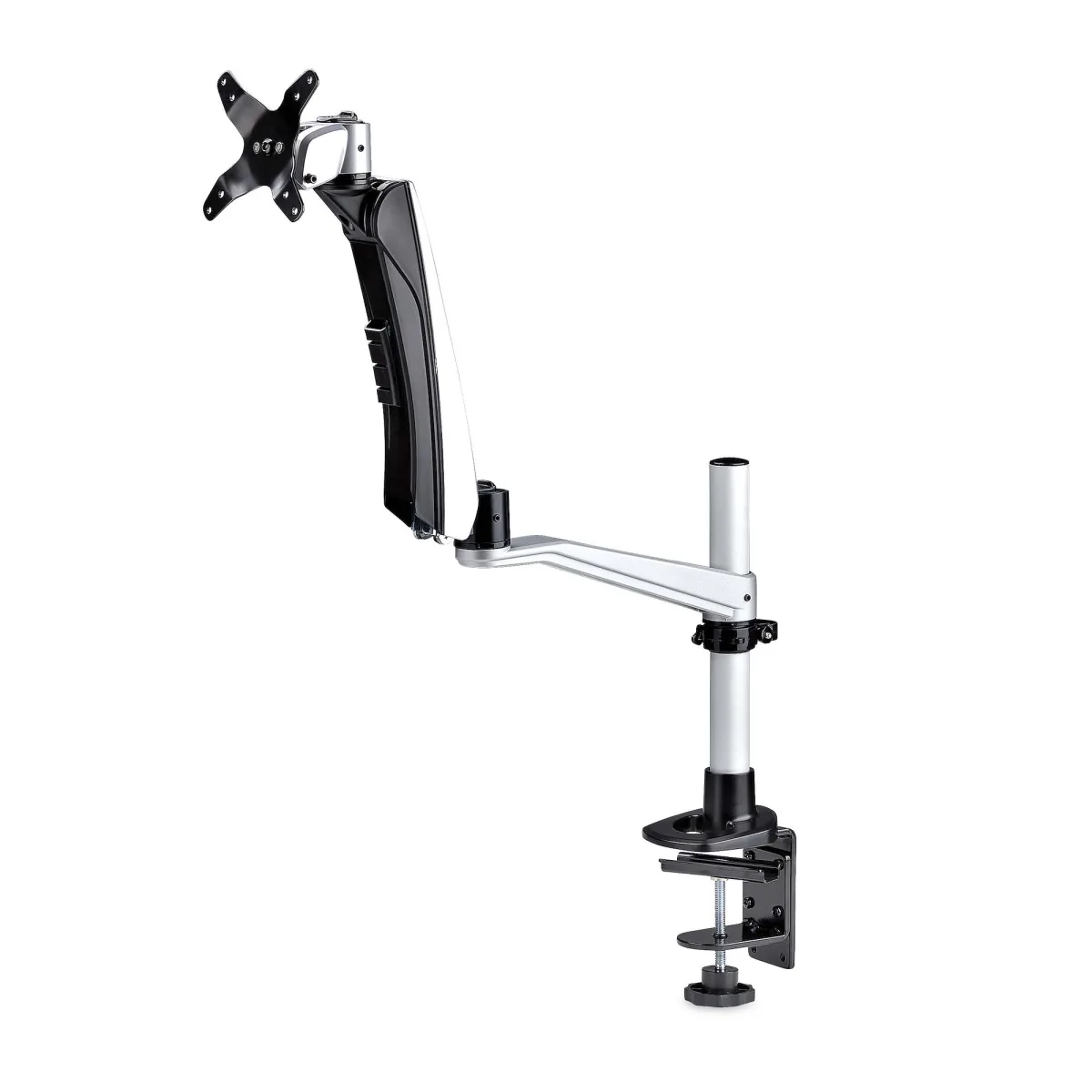 Startech Monitor Desk Mount, VESA 75x75/100x100, 27/30-inch Screens - Mounting kit (articulating arm) - adjustable arm - for LCD display - plastic, aluminium, steel - black - screen size: up to 30" - desk-mountable - TAA Compliant