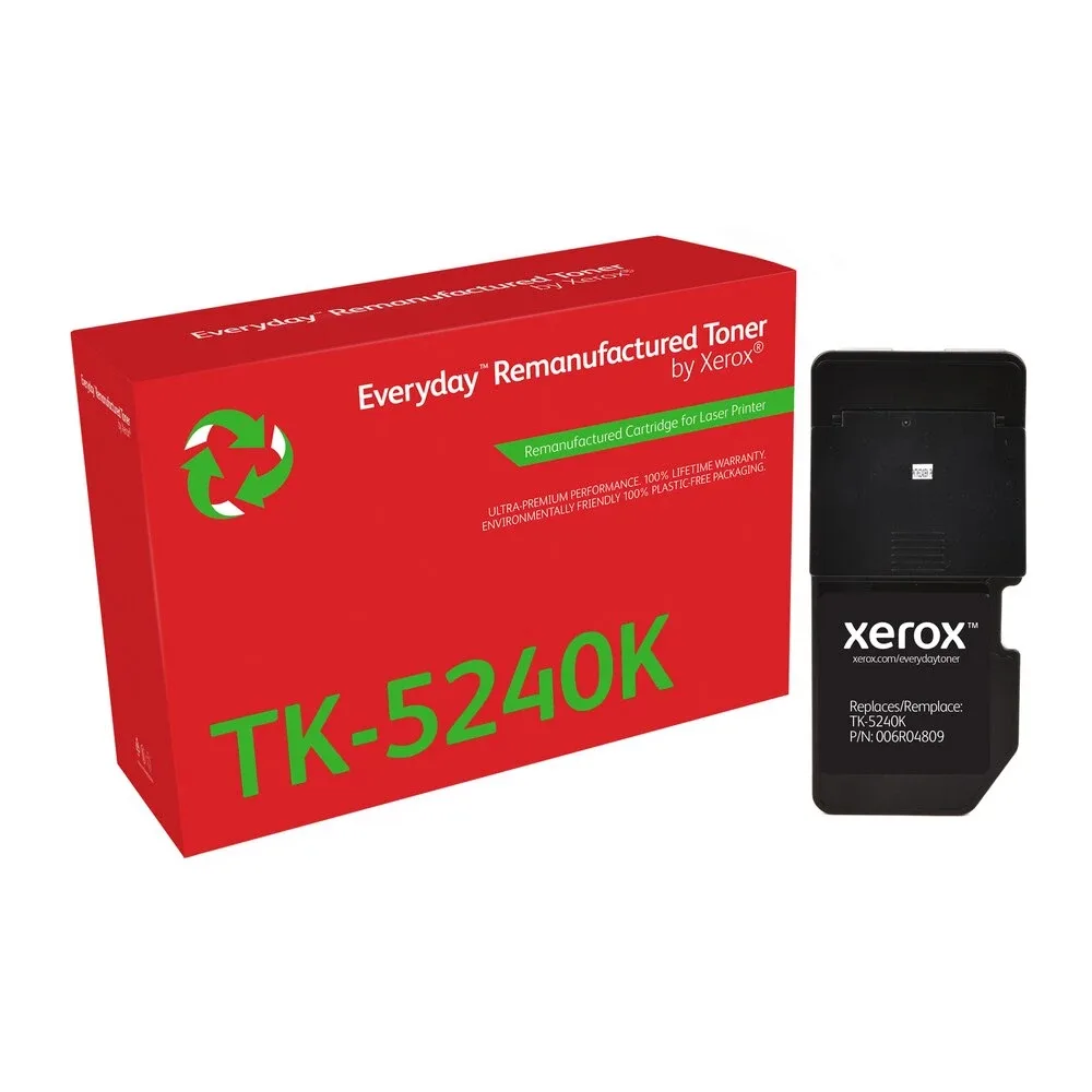 Xerox 006R04809 Everyday Remanufactured Toner Black Replaces Kyocera TK-5240K