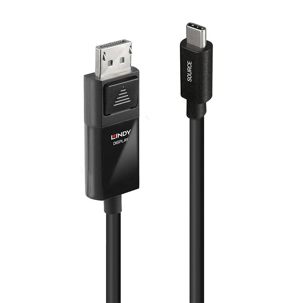 Lindy 43341 1M USB Type C to DP 4K60 Adapter Cable with Hdr