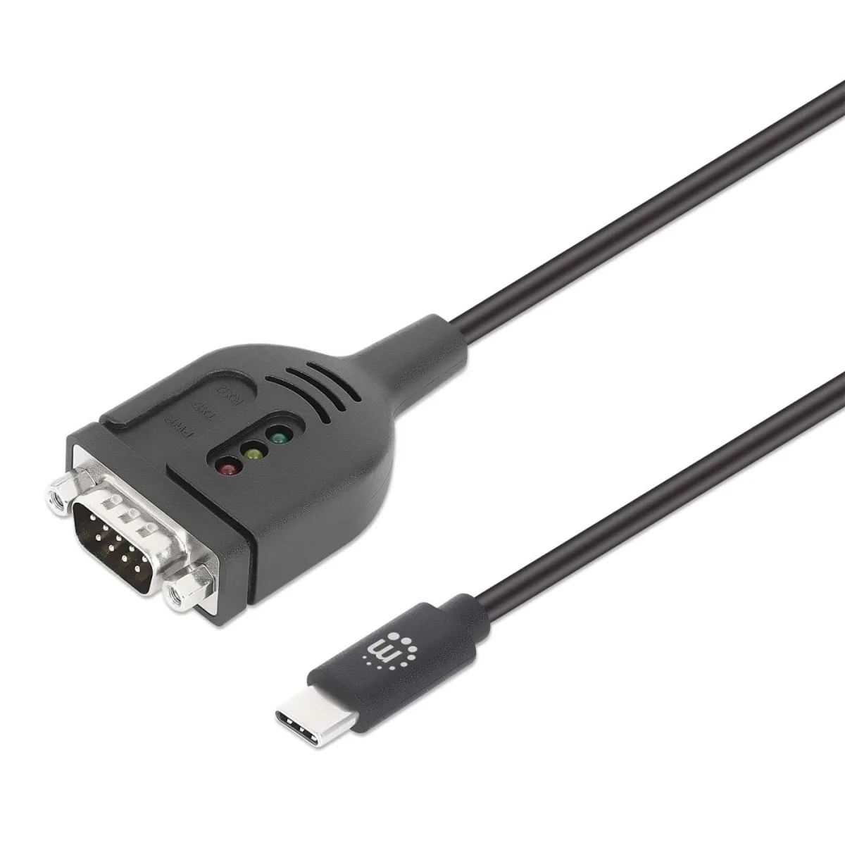 Manhattan 154499 USB-C to Serial DB9 / RS232 Adapter Cable 1 M (3 Ft.) USB Ty