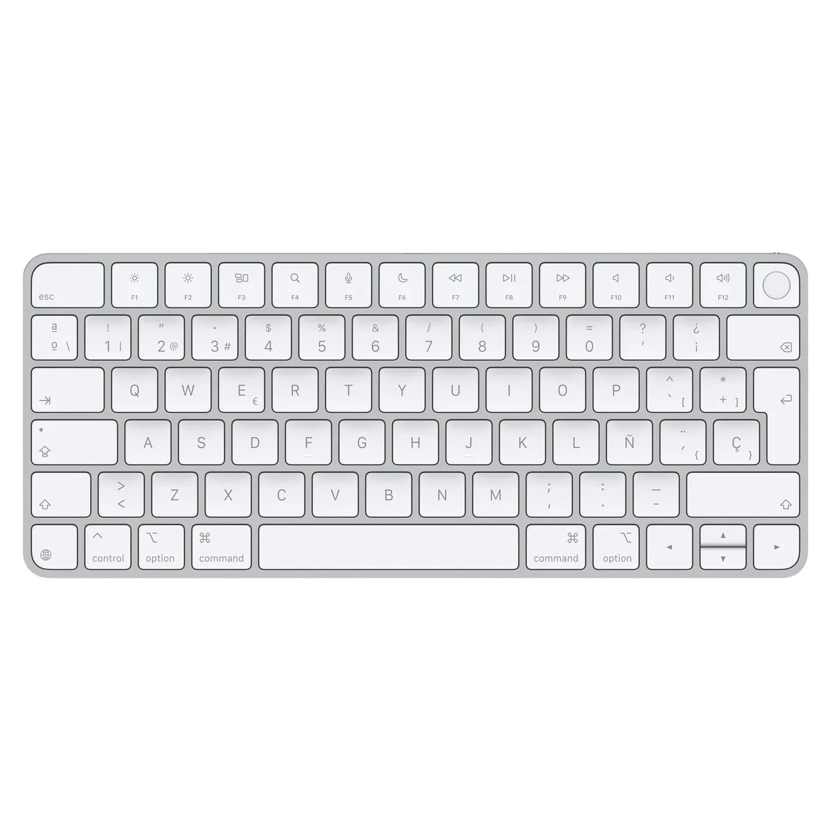 Apple Magic Keyboard with Touch ID - Keyboard - USB-C - wireless - Bluetooth - QWERTY - Spanish