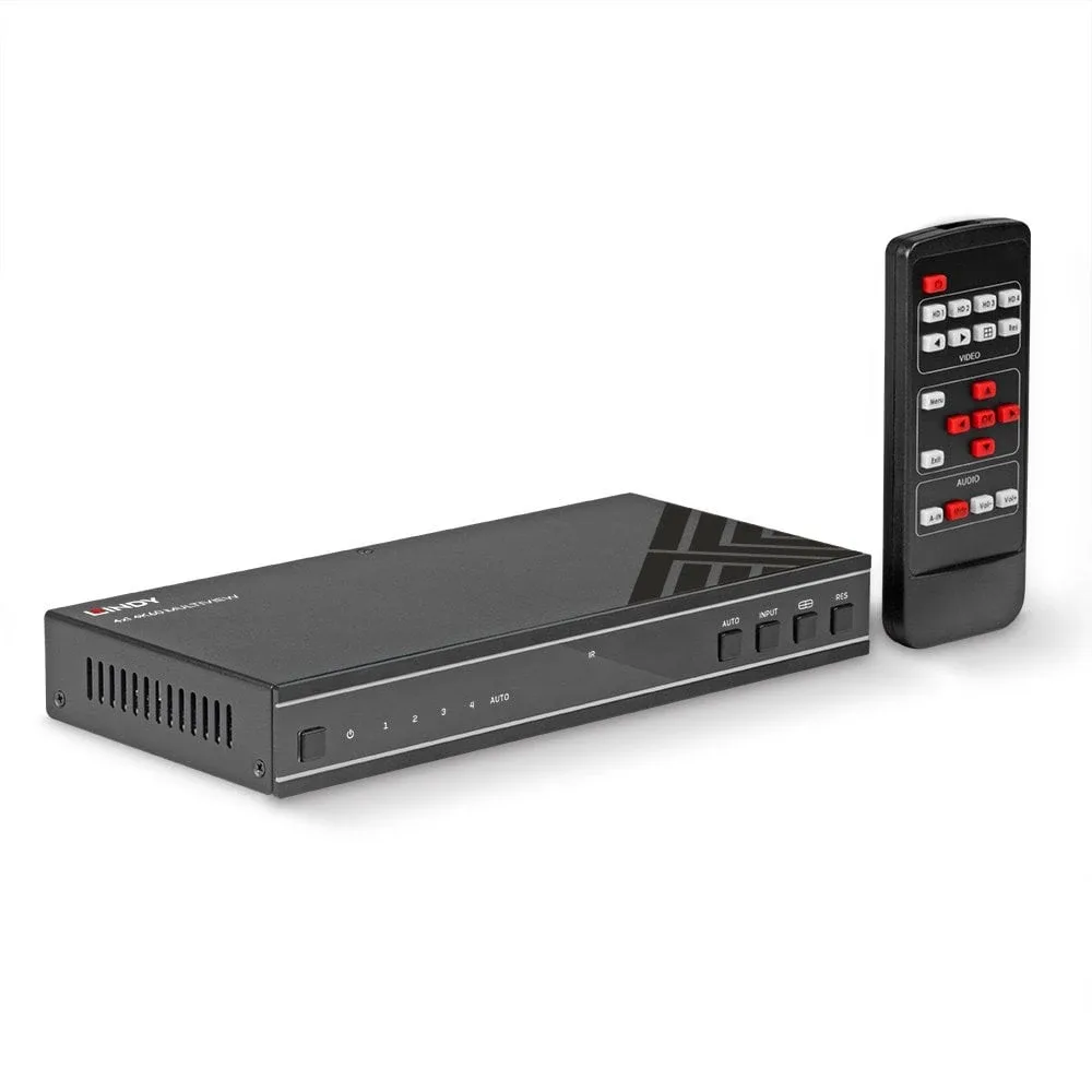 Lindy 38228 4X1 4K60 HDMI Seamless Multiview Switch
