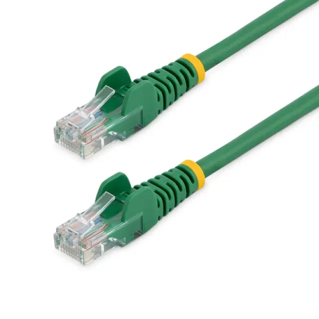 Startech 5m Green Cat5e / Cat 5 Snagless Ethernet Patch Cable 5 m - Network cable - RJ-45 (M) to RJ-45 (M) - 5 m - UTP - CAT 5e - snagless, stranded - green
