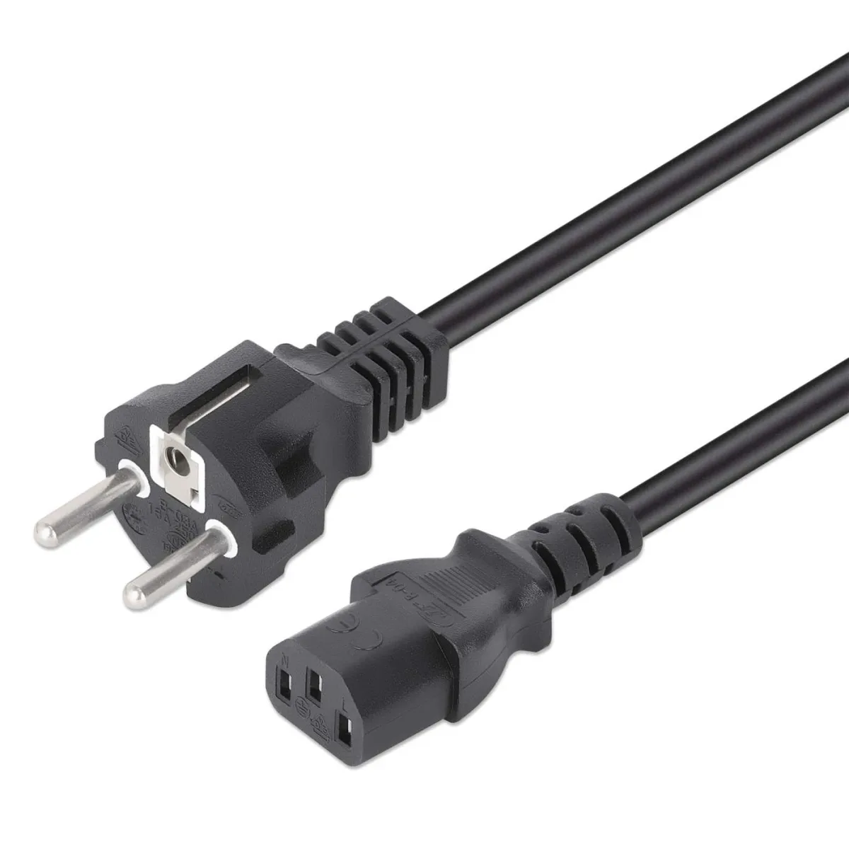 Manhattan 328616 Power Cable/Cord EU 2PIN/C13FEM -Kettle Lead 3M Black