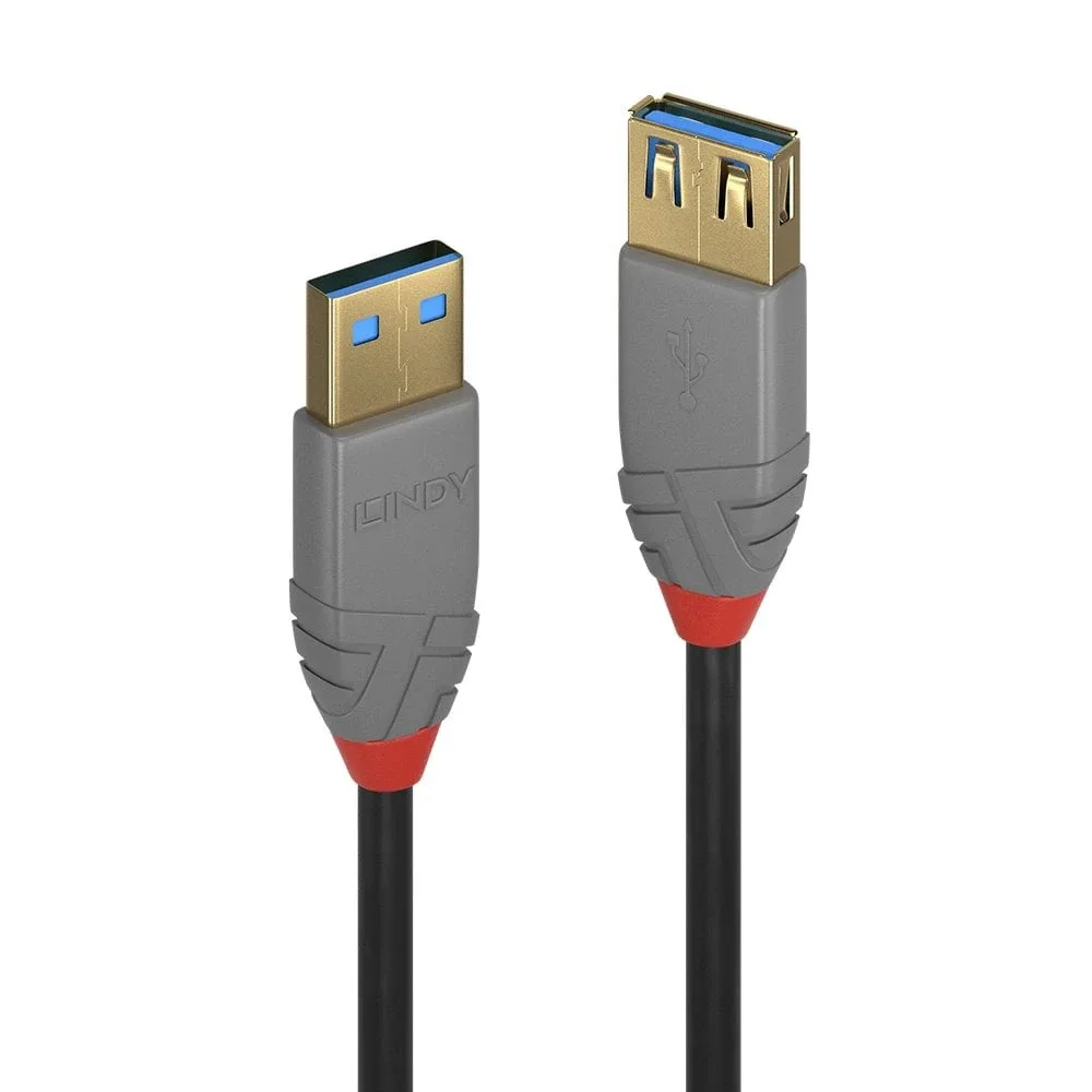 Lindy 36761 1M USB 3.0 Type a Extension Cbl Anthra Line