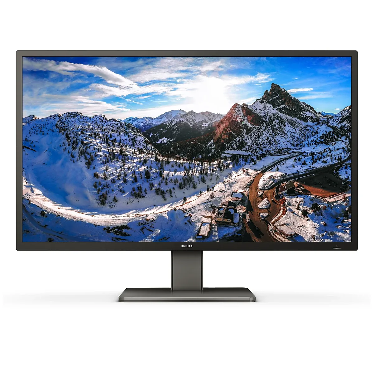 Philips 439P1 - LED monitor - 43" - 3840 x 2160 4K @ 60 Hz - VA - 400 cd/m² - 4000:1 - DisplayHDR 400 - 4 ms - 3xHDMI, DisplayPort, USB-C - speakers - black texture