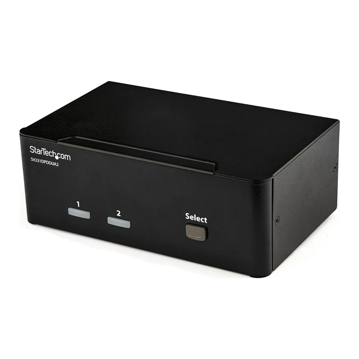 Startech 2-Port DisplayPort KVM Switch - Dual-Monitor - 4K 60 - with Audio & USB Peripheral Support - DP 1.2 - USB Hub (SV231DPDDUA2) - KVM / audio / USB switch - 2 x KVM / audio / USB - 1 local user - desktop - AC 120/230 V / DC 12 V - for P/N: SVA12M2NEUA, SVA12M5NA