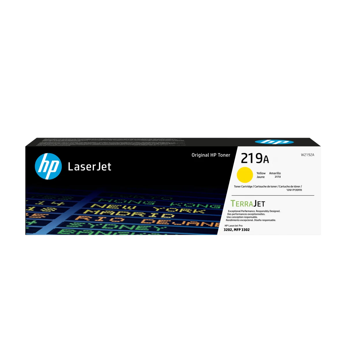 HP 219A YELLOW ORIGINAL LASERJET TONER CARTRIDGE