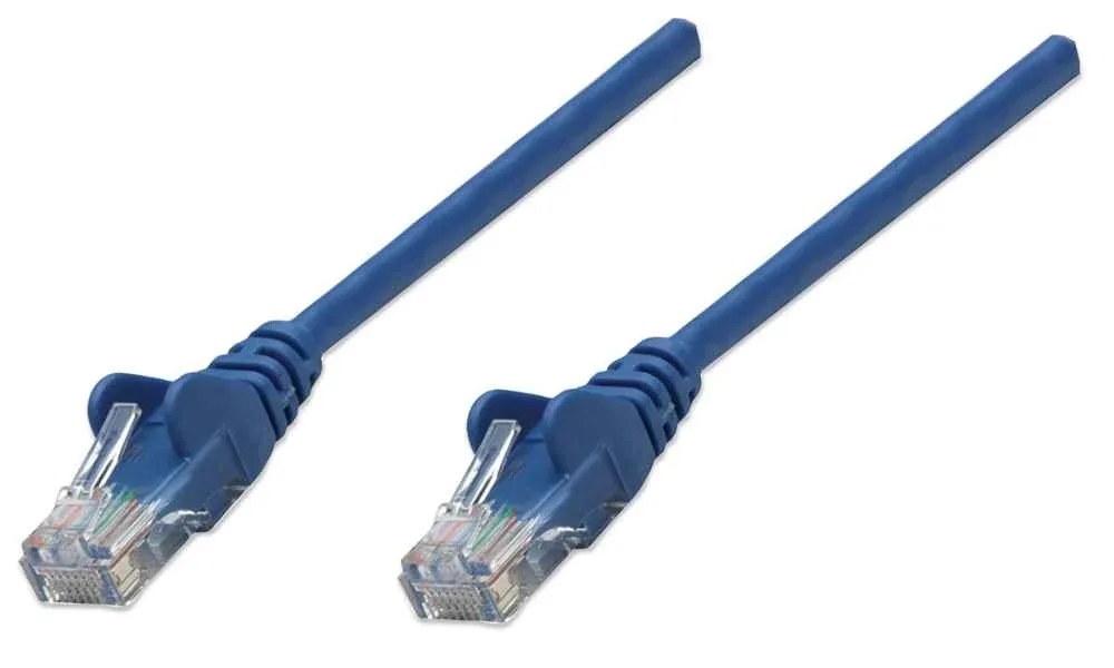 Intellinet 325936 Network Cable CAT5E Cca 10M Blue U/Utp Snagless/Booted
