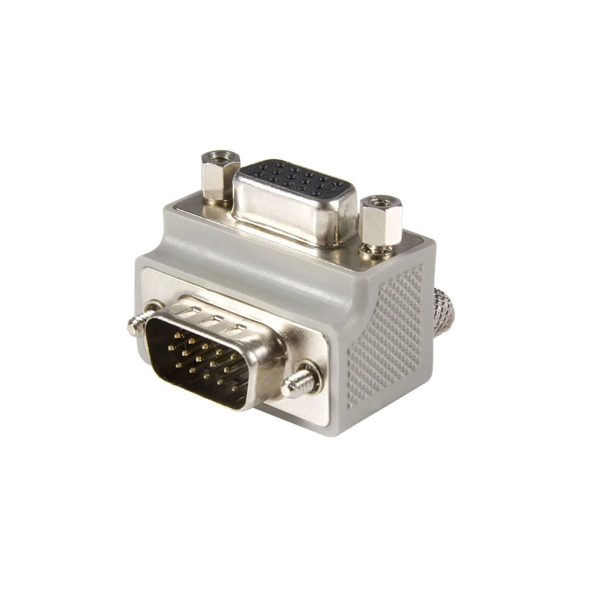 StarTech Right Angle VGA Adapter - Right Angle VGA to VGA - Male/Female - Type 1 - VGA Adapter Cable (GC1515MFRA1)