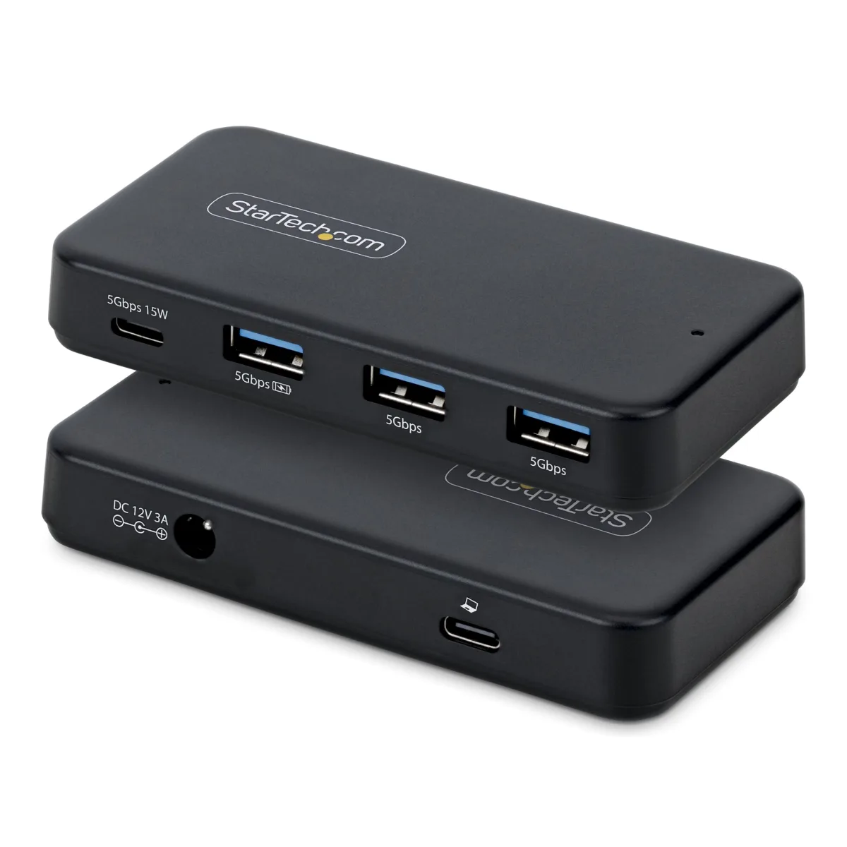 Startech - Hub - 3 x SuperSpeed USB 3.0 + 1 x USB-C (power delivery) - desktop